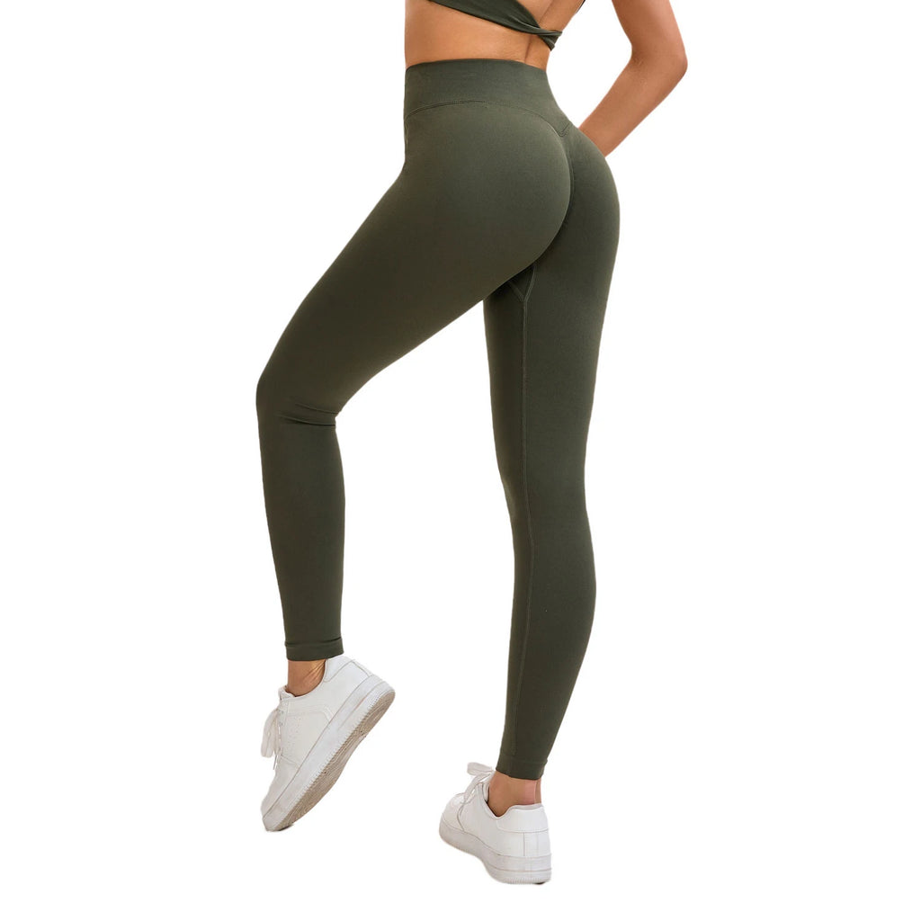 Leggings feminina sem costura - cintura alta