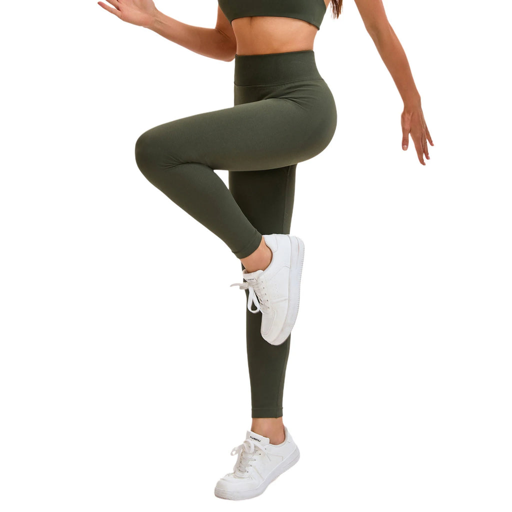 Leggings feminina sem costura - cintura alta